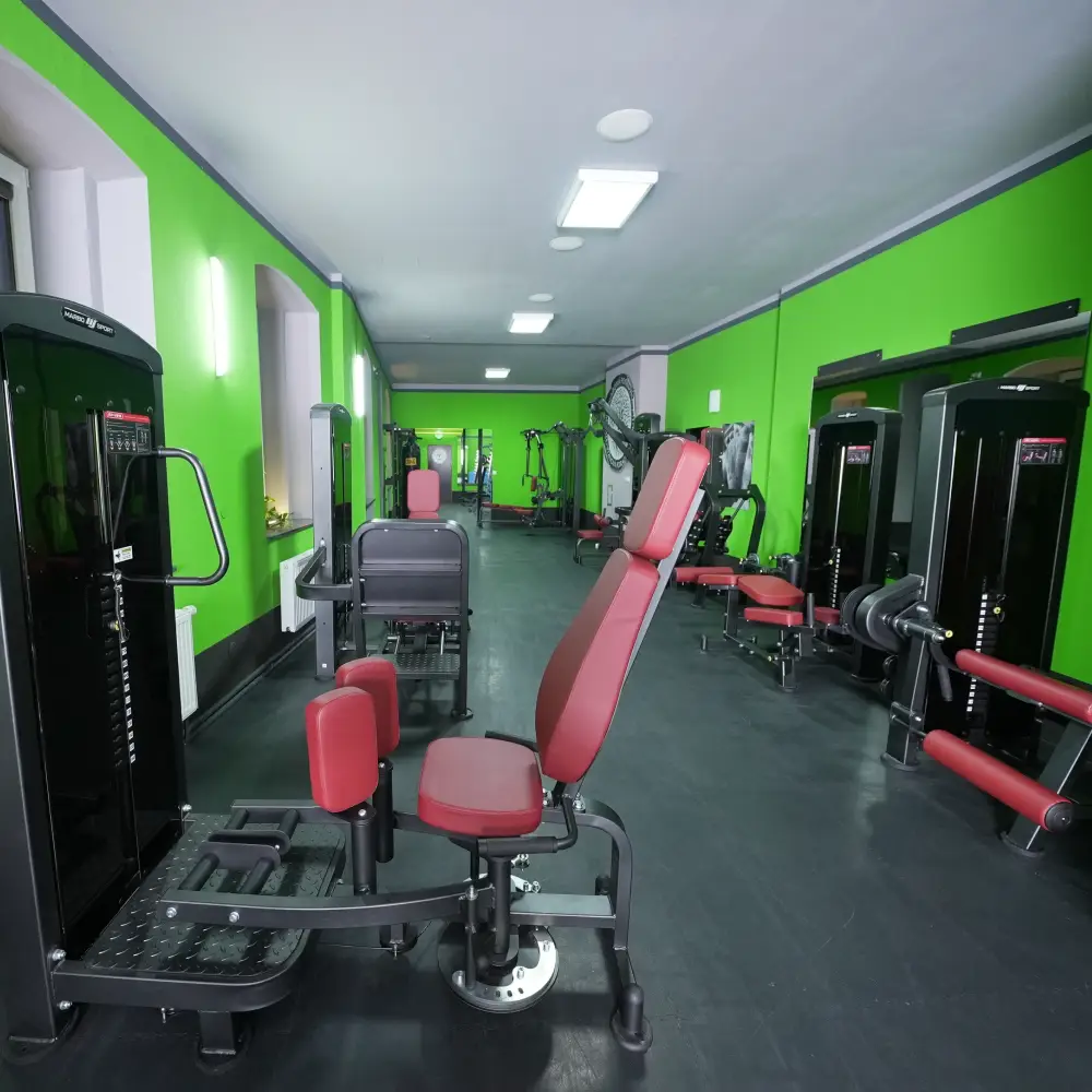 Interiér soukromého fitness klubu Healing Club v Brně